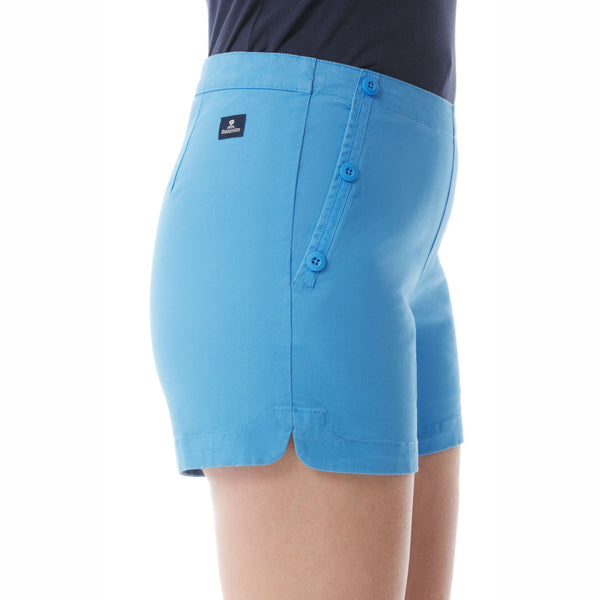 MOUSQUETON Isy Cotton Sailor Shorts in Sky Blue