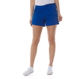 Isy Cotton Shorts in Nautic Blue