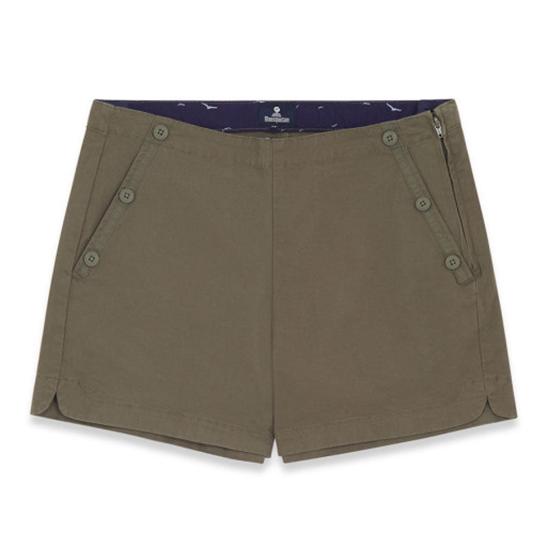 MOUSQUETON Isy Cotton Shorts in Khaki