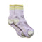 IVY ELLIS Ladies Avoch 1/4 Slubbed Socks in Lilac/Lemon