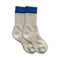 IVY ELLIS Ladies Meyer Munro Boot Socks in Cream/Blue