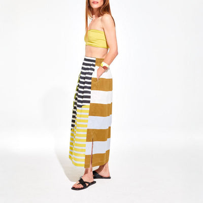 MAPOESIE Juliette Sol Skirt in Khaki