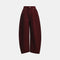 ESSENTIEL ANTWERP Kokos Colour Denim Barrel Leg Jeans in Wine