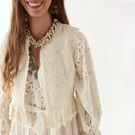 MAISON HOTEL Lilbet Dress in Shell