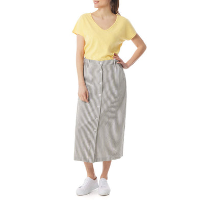 MOUSQUETON Lilou Skirt in Khaki/White