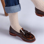 GRENSON Mari Moccasins in Tan
