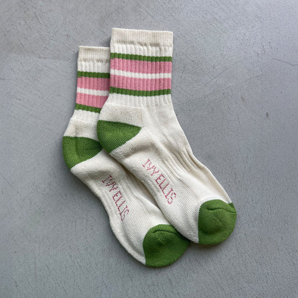 IVY ELLIS Womens Puck Socks in Mizzy