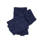 DENTS Lymington Fingerless Gloves in Navy