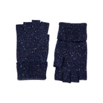 DENTS Lymington Fingerless Gloves in Navy