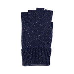 DENTS Lymington Fingerless Gloves in Navy