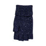 DENTS Lymington Fingerless Gloves in Navy