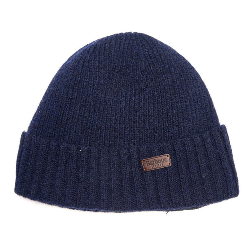 BARBOUR Carlton Beanie Hat in Navy