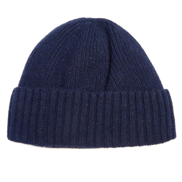 BARBOUR Carlton Beanie Hat in Navy