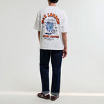 WAX LONDON Milton Short Sleeve Tee in Off/White