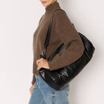 BERENICE Mimosa Loose Round-Neck Sweater in Mocha