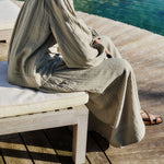 MONDO CORSINI Sula Cotton Elasticated Skirt in Olive