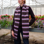 QUINTON & CHADWICK Modern Tartan Scarf in Moorland
