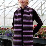 QUINTON & CHADWICK Modern Tartan Scarf in Moorland
