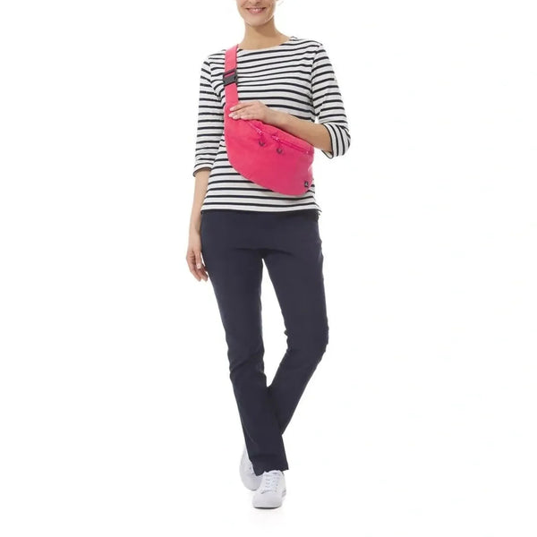 MOUSQUETON Bannalec Canvas Sling Bag in Tulip