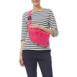 MOUSQUETON Bannalec Canvas Sling Bag in Tulip