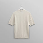 WAX LONDON Naples Short Sleeve Polo in Ecru