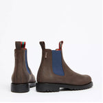 PENELOPE CHILVERS Nelson Leather Boot in Brown/Blue