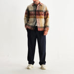 WAX LONDON Nolan Overshirt in Natural and Multicolour