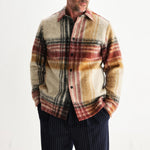 WAX LONDON Nolan Overshirt in Natural and Multicolour