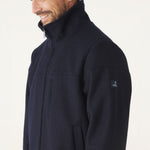MOUSQUETON Noroit Cotton Canvas Jacket in Marine