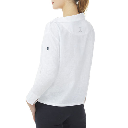 MOUSQUETON Odet Asymmetrical Top in White