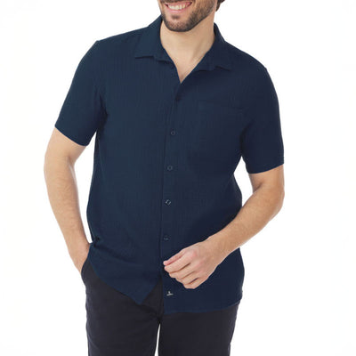 MOUSQUETON Olson Shirt in Navy