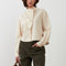 ORFEO Arnold Tie Neck Shirt in Ivory