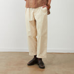 ORFEO Nora Corduroy Cropped Trousers in Ecru