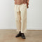 ORFEO Nora Corduroy Cropped Trousers in Ecru