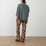 ORFEO Canelle Corduroy Floral Trousers in Multi