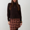 ORFEO Nathanielle 1/2 Button Up Jumper in Burgundy