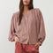ORFEO Janet Check Blouse in Pink