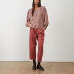 ORFEO Janet Check Blouse in Pink