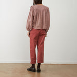 ORFEO Janet Check Blouse in Pink