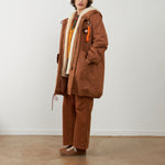 ORFEO Billy Oversized Parka in Camel