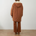 ORFEO Billy Oversized Parka in Camel