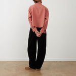 ORFEO Arnold Tie Neck Shirt in Blush