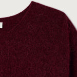 AMERICAN VINTAGE Vitow Alpaca Mix Jumper in Garnet Melange