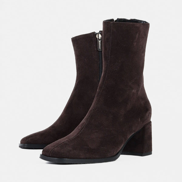 BUKELA Palma Boot in Dark Brown Suede