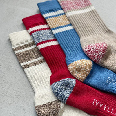 IVY ELLIS Womens Pantheon Socks in Sandberg