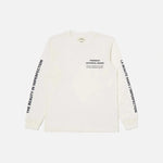 UNIVERSAL WORKS Paraboot x Universal Works Single Jersey Long Sleeve Tee in Ecru