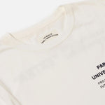 UNIVERSAL WORKS Paraboot x Universal Works Single Jersey Long Sleeve Tee in Ecru
