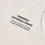 UNIVERSAL WORKS Paraboot x Universal Works Single Jersey Long Sleeve Tee in Ecru