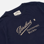 UNIVERSAL WORKS Paraboot x Universal Works Single Jersey Short Sleeve Tee in Navy