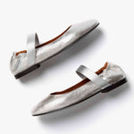 PENELOPE CHILVERS Rock & Roll Leather Shoes in Silver